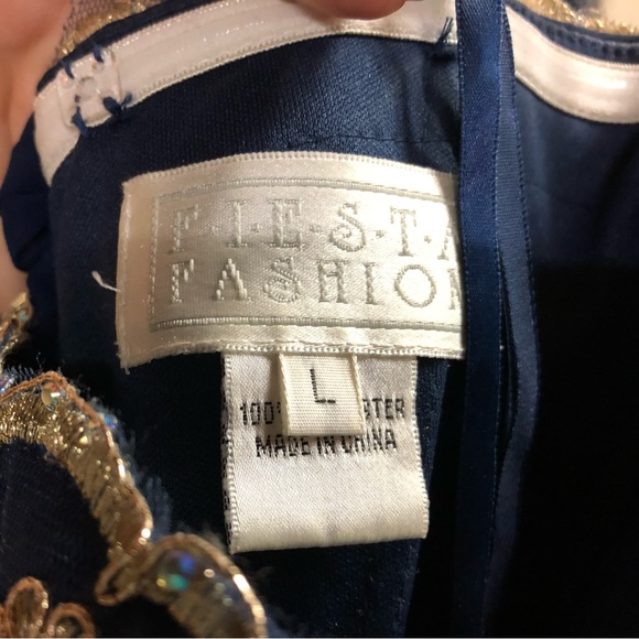 Royal Blue Prom Dress - Large - Picture 6 of 6